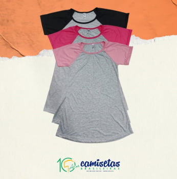 Vestido Camisola Raglan