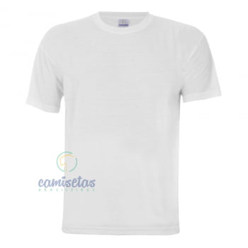 Camiseta Adulto Branca Premium Anti-pilling com proteção UV 40+